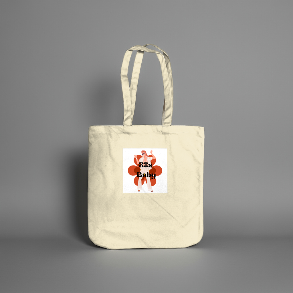 EarthAware Organic Spring Tote 80s baby