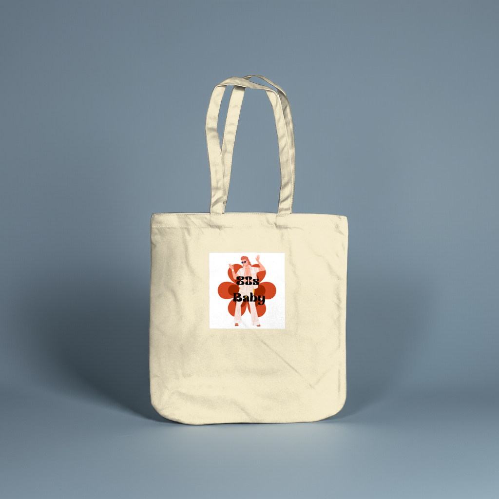 EarthAware Organic Spring Tote 80s baby